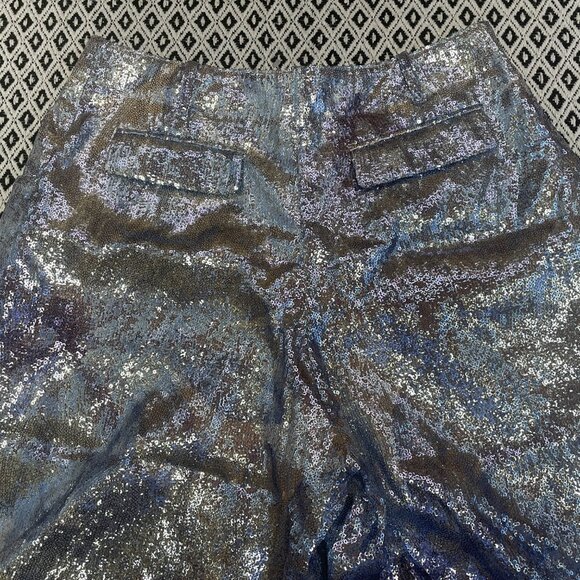 JACQUEMUS Printed Sequin  Wide Leg Pants - Picture 12 of 14
